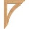 Ekena Millwork Thorton Traditional Smooth Bracket w/ Offset Brace, Western Red Cedar, 5 1/2"W x 22"D x 30"H BKT0604X22X30THR01SWR - alternate 4